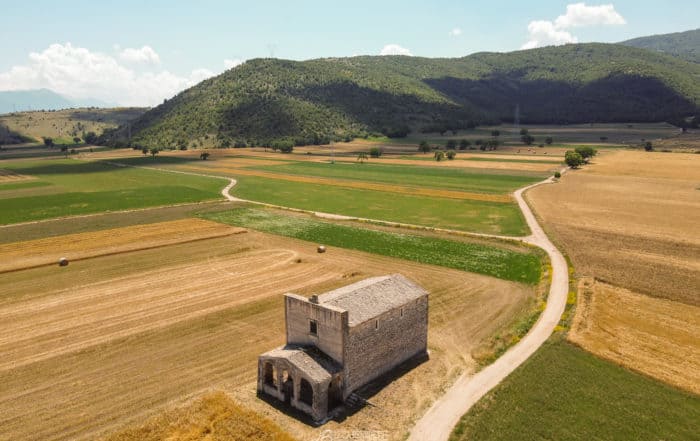 Veduta aerea Chiesa di Madonna del Campo