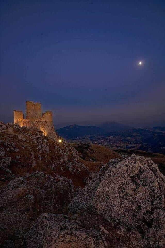 Rocca Calascio by night